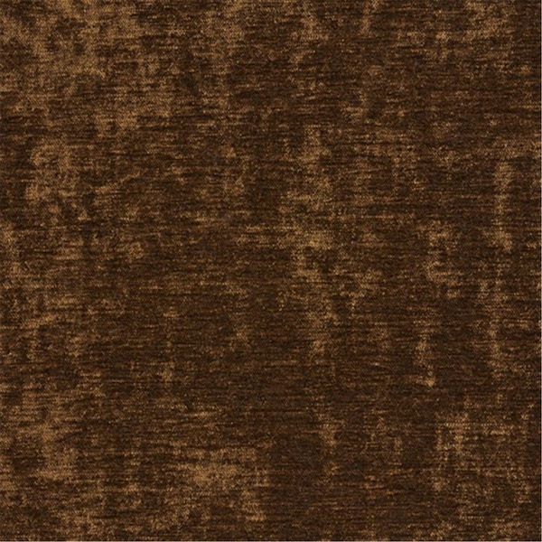 Designer Fabrics 54 in. Wide Brown Solid Shiny Woven Velvet Upholstery Fabric K0150A - main